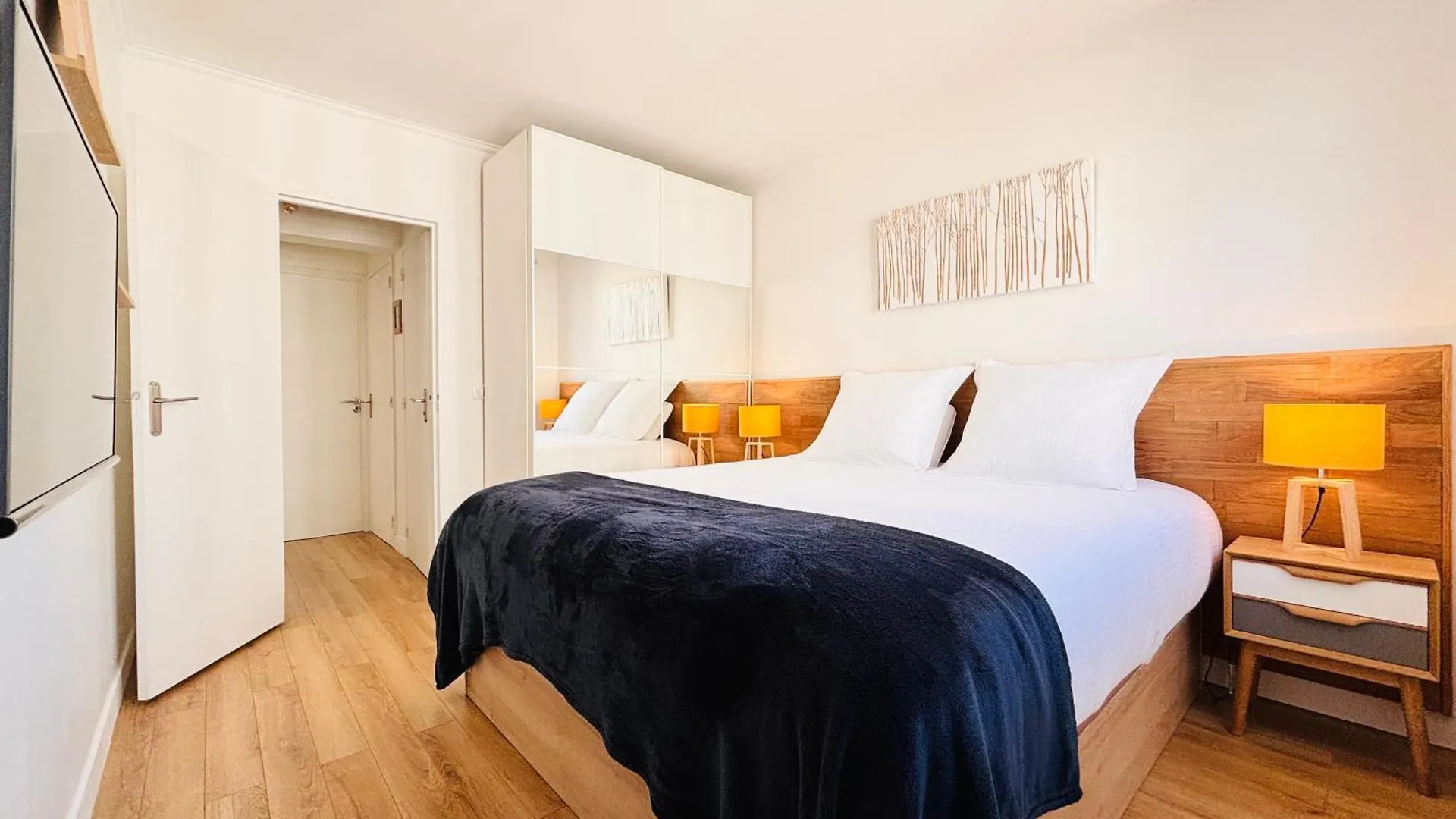 Myjolieparishome - King Size Bed, Ac Living Room, Balcony 0*, Paryż