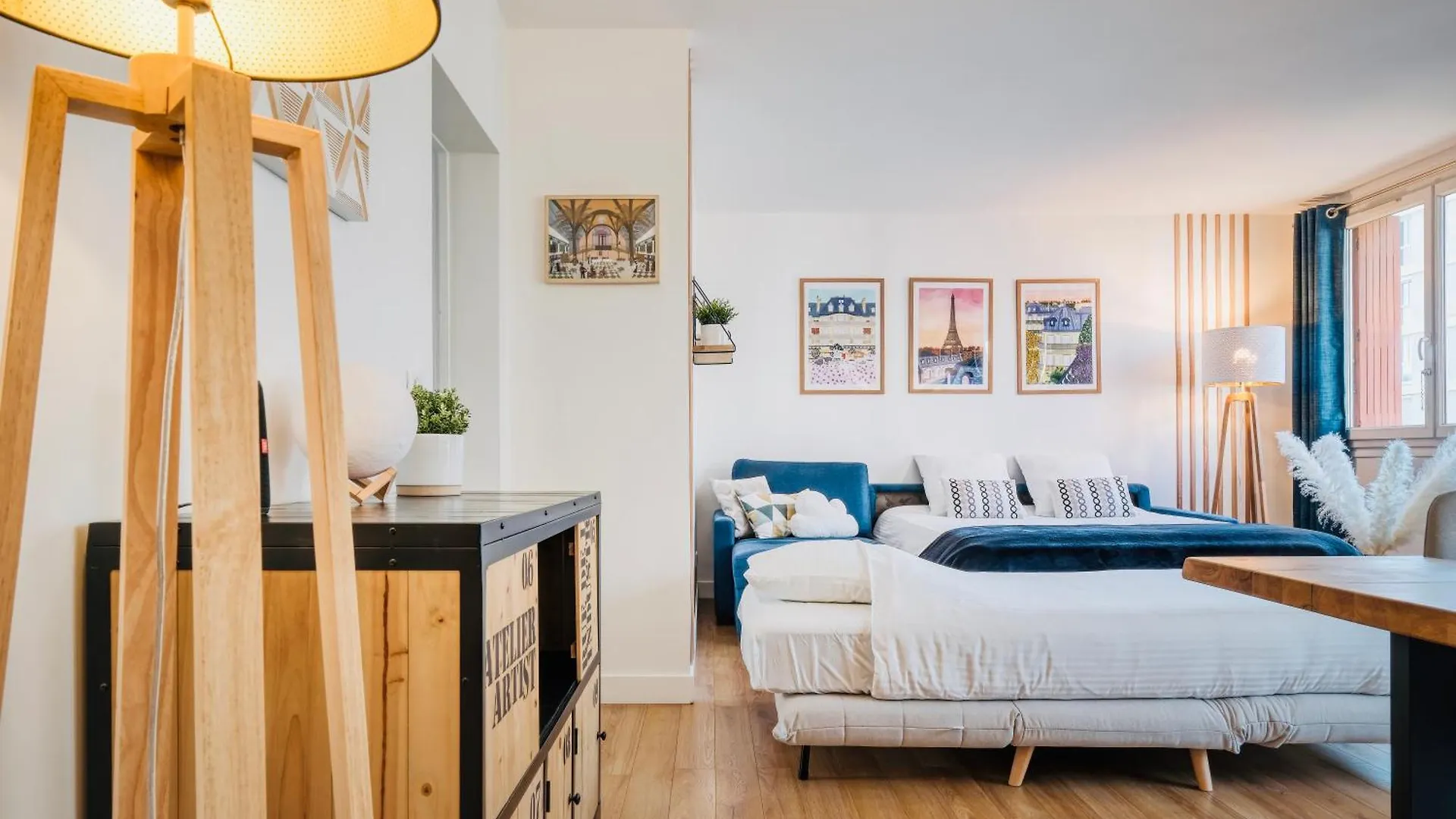 Myjolieparishome - King Size Bed, Ac Living Room, Balcony Apartament
